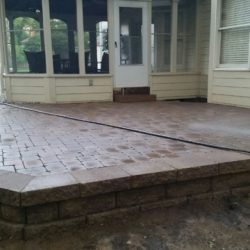 Retaining Wall Patio