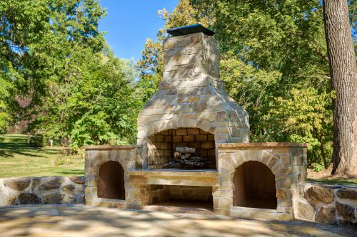 Outdoor Fireplace