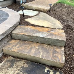 Hardscaping - Cut Stone Steps 1