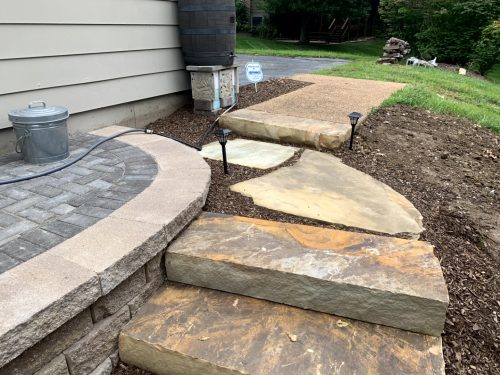 Hardscaping - Cut Stone Steps 2