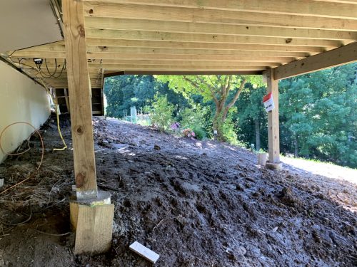 Hardscaping - Deck Support 2