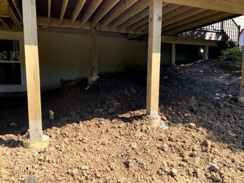 Hardscaping - Deck Support 3