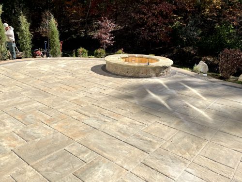 Hardscaping - Flagstone Patio & Firepit 1