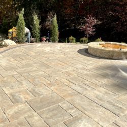 Hardscaping - Flagstone Patio & Firepit 2