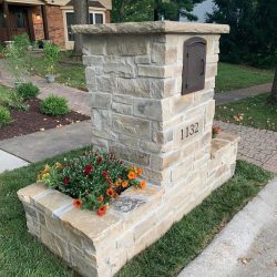 Hardscaping - Mailbox Planter 2