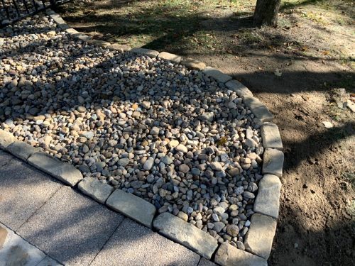 Hardscaping - Pebble Fill 1