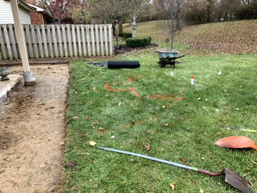 Landscaping - Backyard Before 10