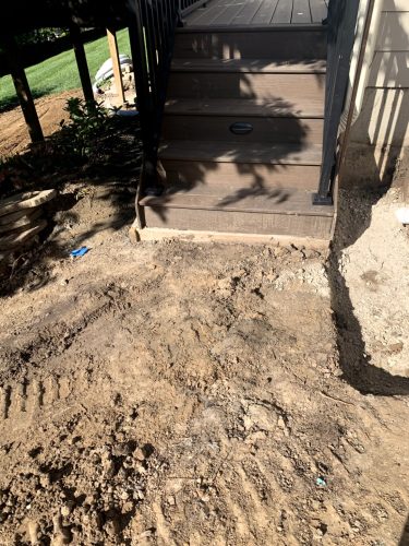 Landscaping - Backyard Before 13