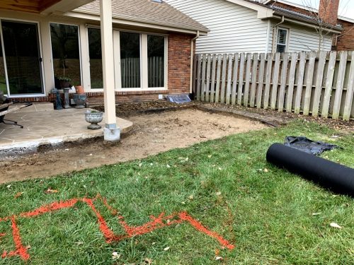 Landscaping - Backyard Before 7