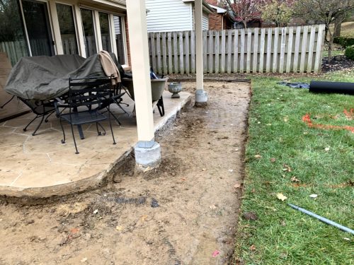 Landscaping - Backyard Before 9